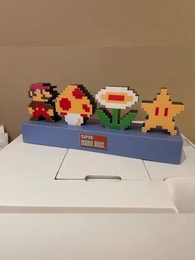 Nintendo desk light Mario themed